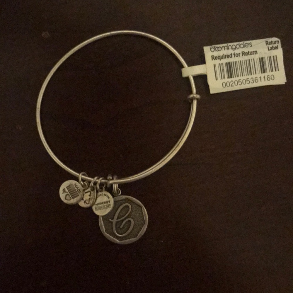“C” initial alex and ani bangle